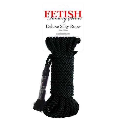 Lina do bondage Fetish Fantasy Deluxe Silky Black 10 m czarna do krępowania i Shibari