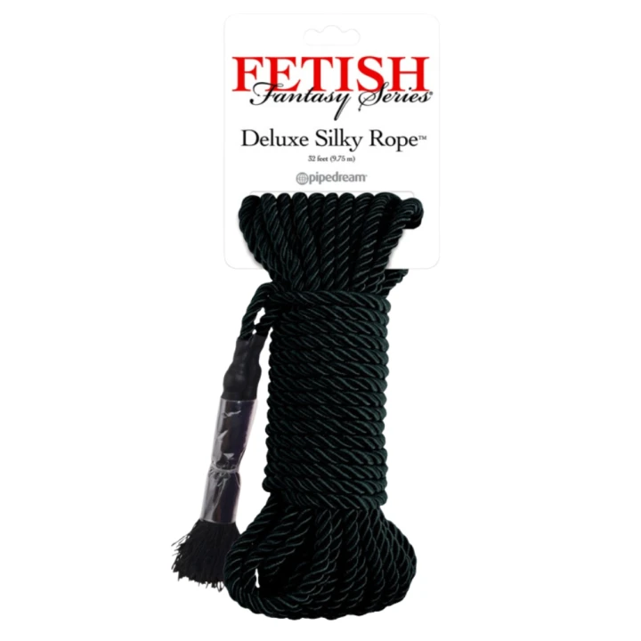 Lina do bondage Fetish Fantasy Deluxe Silky Black 10 m czarna do krępowania i Shibari