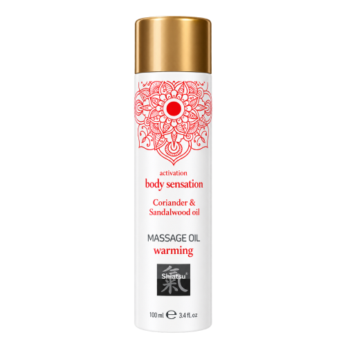 Shiatsu Warming rozgrzewający olejek do masażu kolendra i drzewo sandałowe 100 ml.png